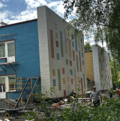 У дитсадку №1 в Тернополі активно тривають роботи з термомодернізації