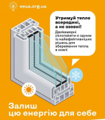 Стартувала друга фаза інформаційної кампанії з енергоефективності «Залиш цю енергію для себе»
