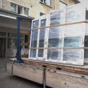 У педіатричному відділенні міської лікарні №2 встановили 53 вікна після дронової атаки