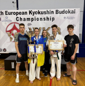 Тернопільські спортсмени успішно виступили на Чемпіонаті Європи з кіокушин карате